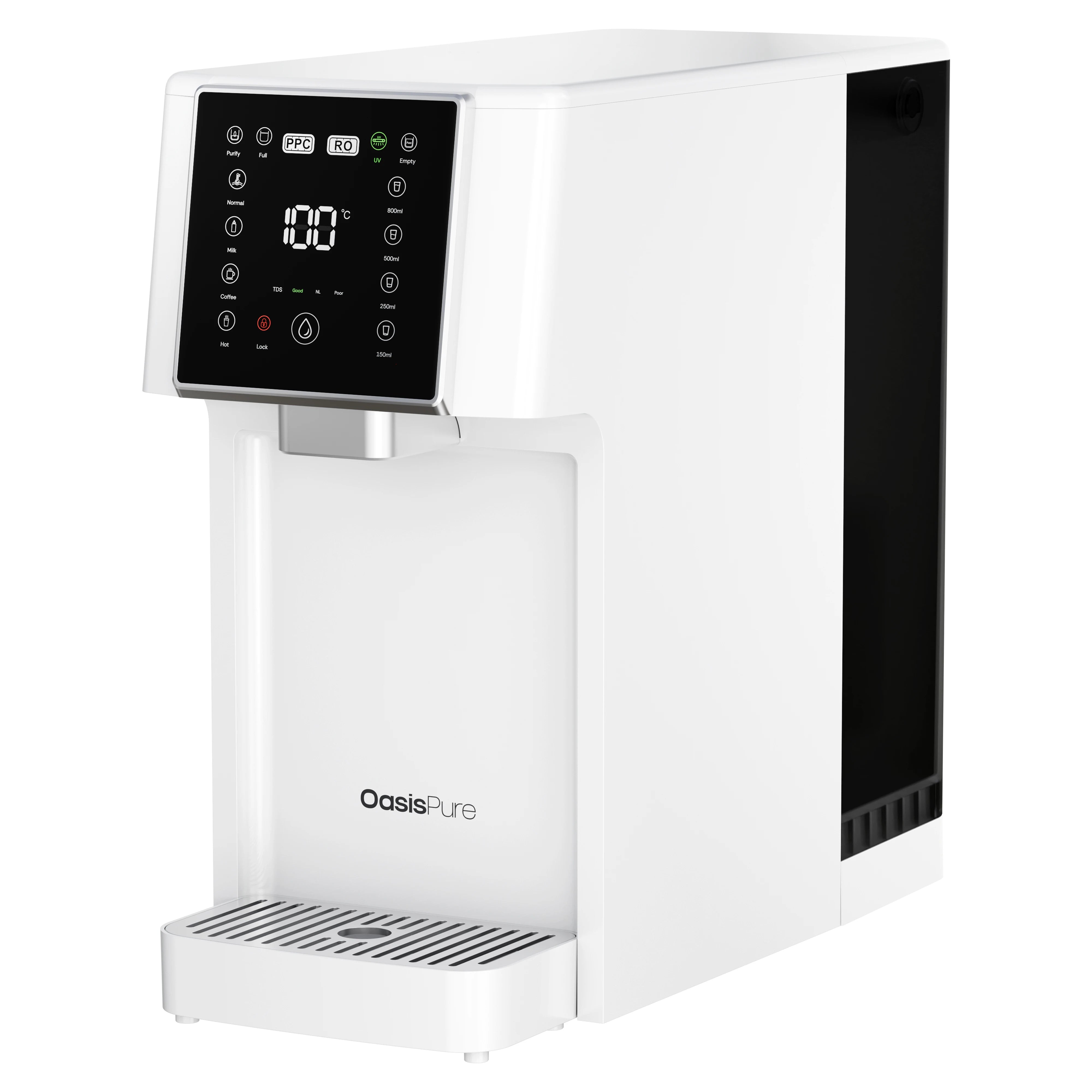OasisPure FreshGo Flex Umkehrosmoseanlage – Kompakte Tisch-Wasseraufbereitung mit externem Wassertank